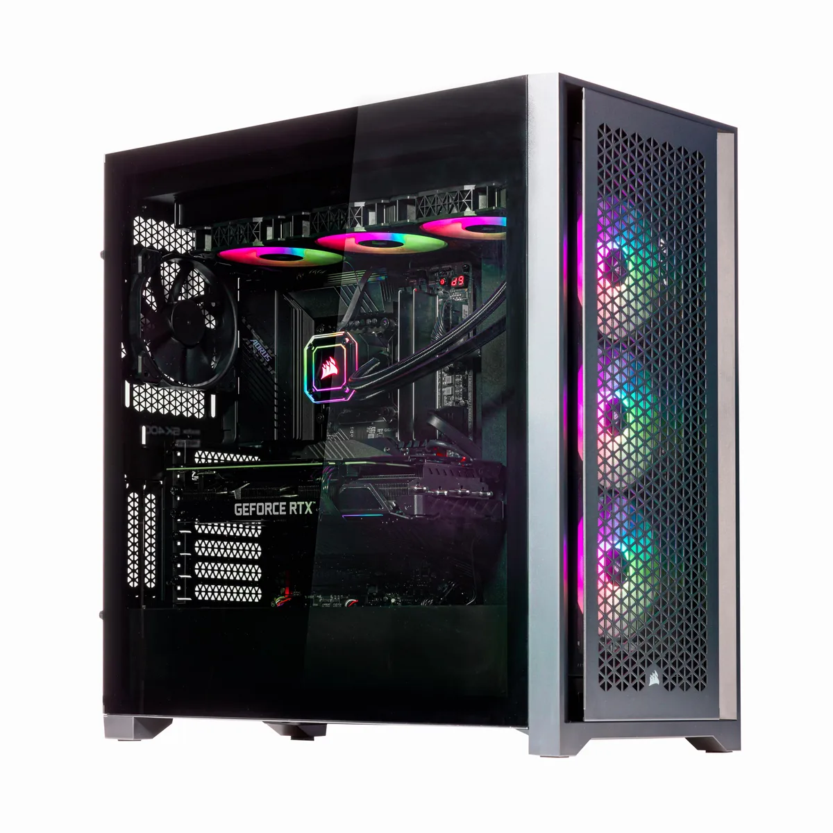 Velztorm Velztorm Aciex 13th Gen CTO Gaming PC i9-13900K RTX 3060 Ti 64GB DDR5 4TB PCIe SSD 360mm AIO 1000W — product photo