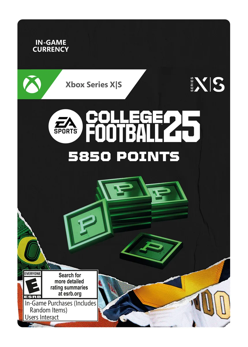 Electronic Arts Electronic Arts 7F6-00823 College Football 25 5850 Points downloadable game — product photo