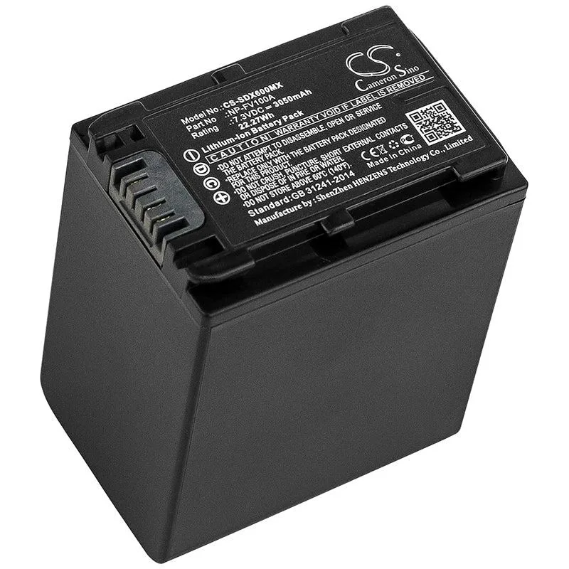 Cameron Sino replacement battery for Sony Handycam and NEX camcorders