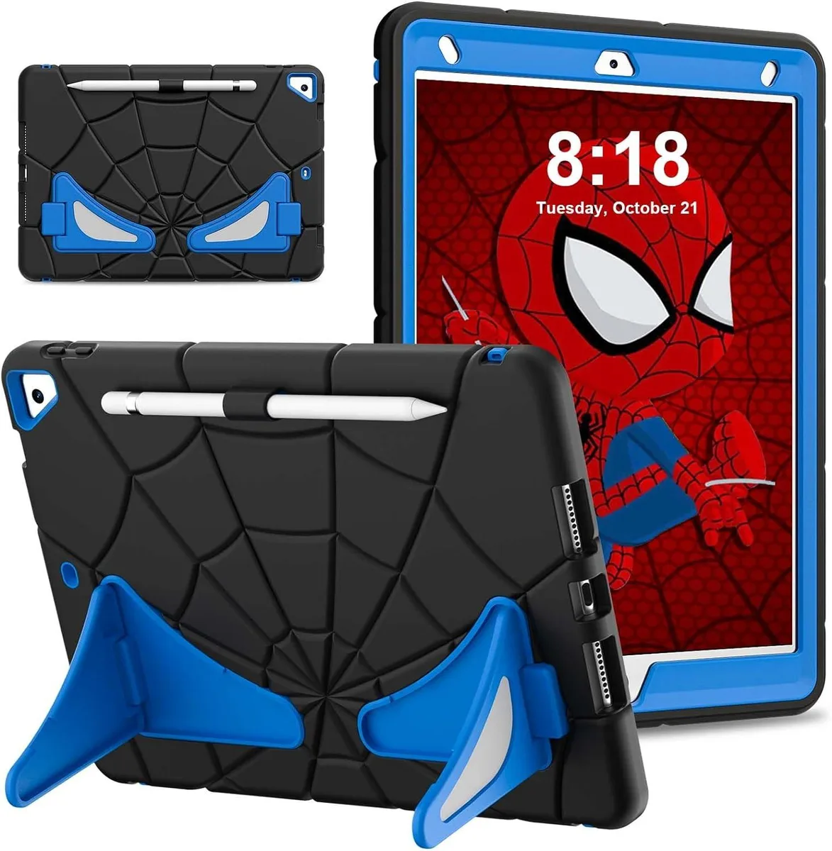 BONAEVER BONAEVER A2602 10.2 inch iPad case Black/Blue — product photo