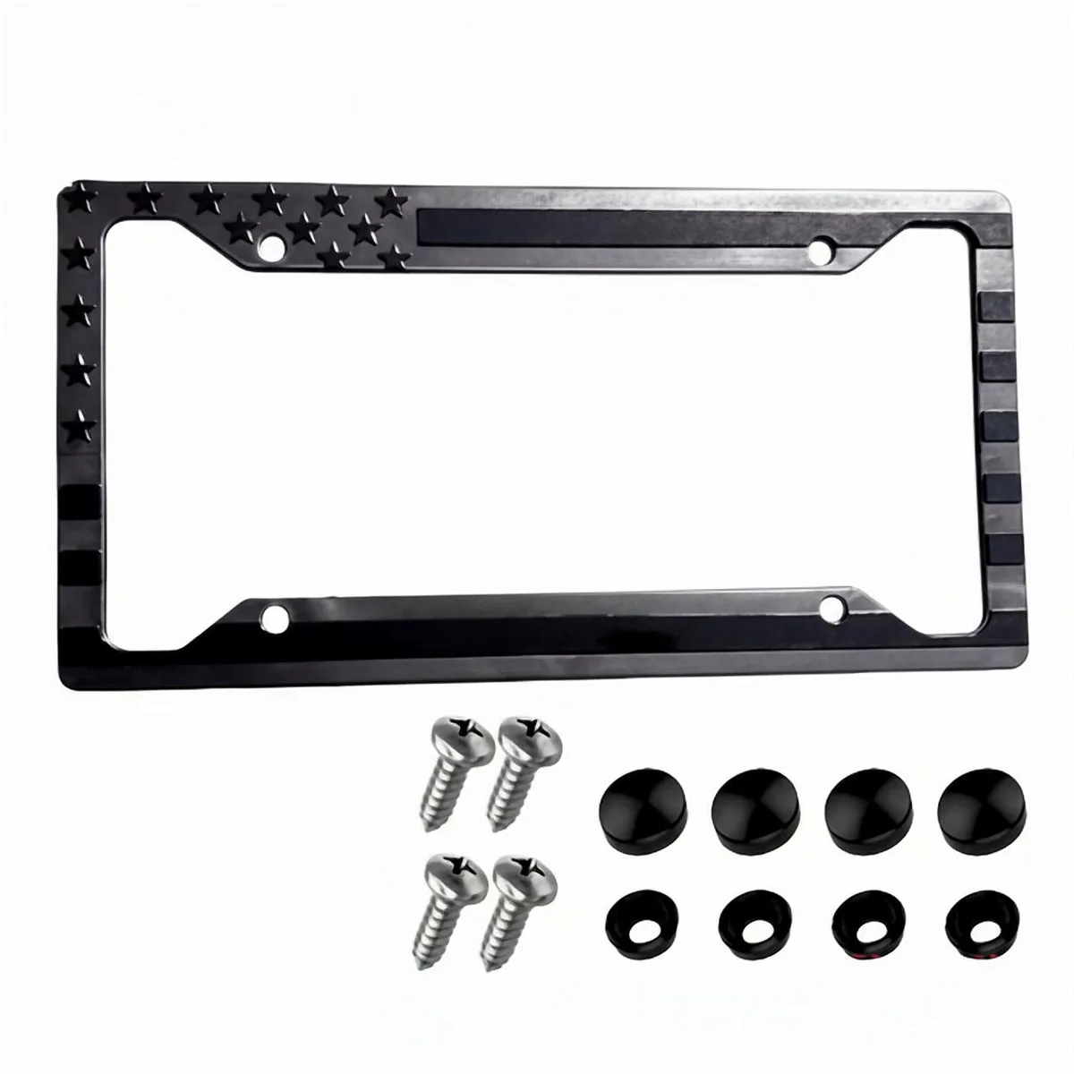 The Perfect Part The Perfect Part License Plate Frame US Black ABS 6.3" x 12.2 — product photo