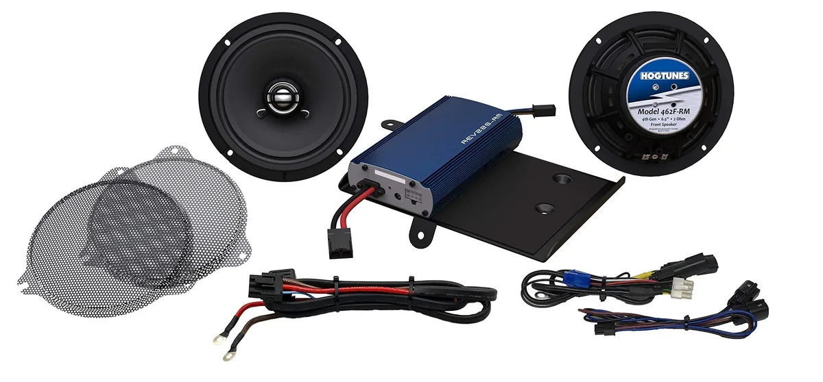 Hogtunes Hogtunes G4 SG KIT-RM 225W RMS 6.5" Front Speakers 2 Pack 2014-2024 Harley-Davidson — product photo