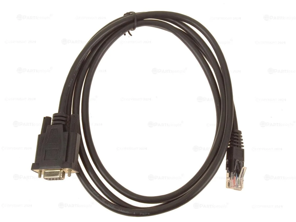 DELL DELL DB9 Serial 9-Pin Female to RJ45 Adapter Cable 1J753 — product photo