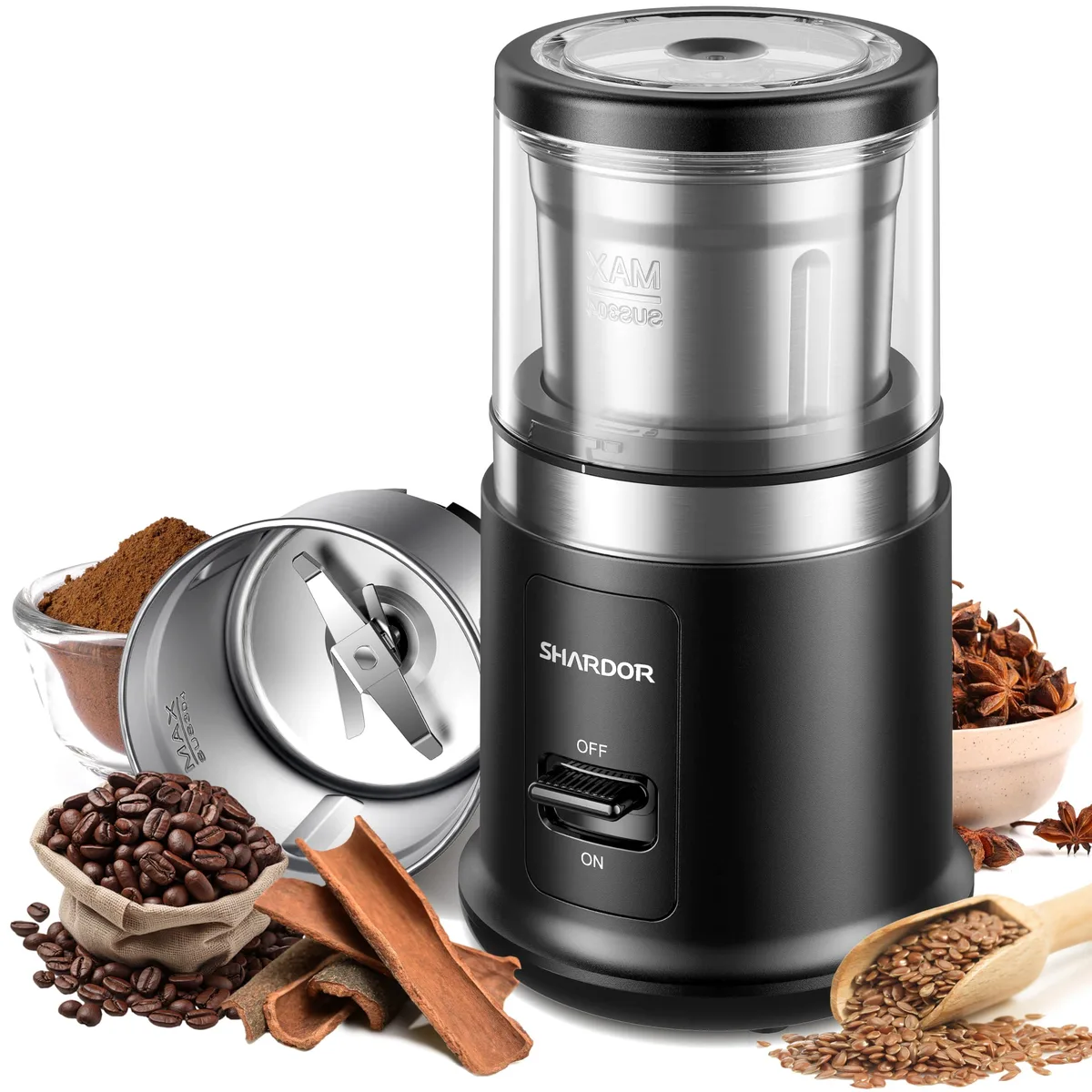 SHARDOR OK2075 coffee grinder 70g 60 dB — product photo