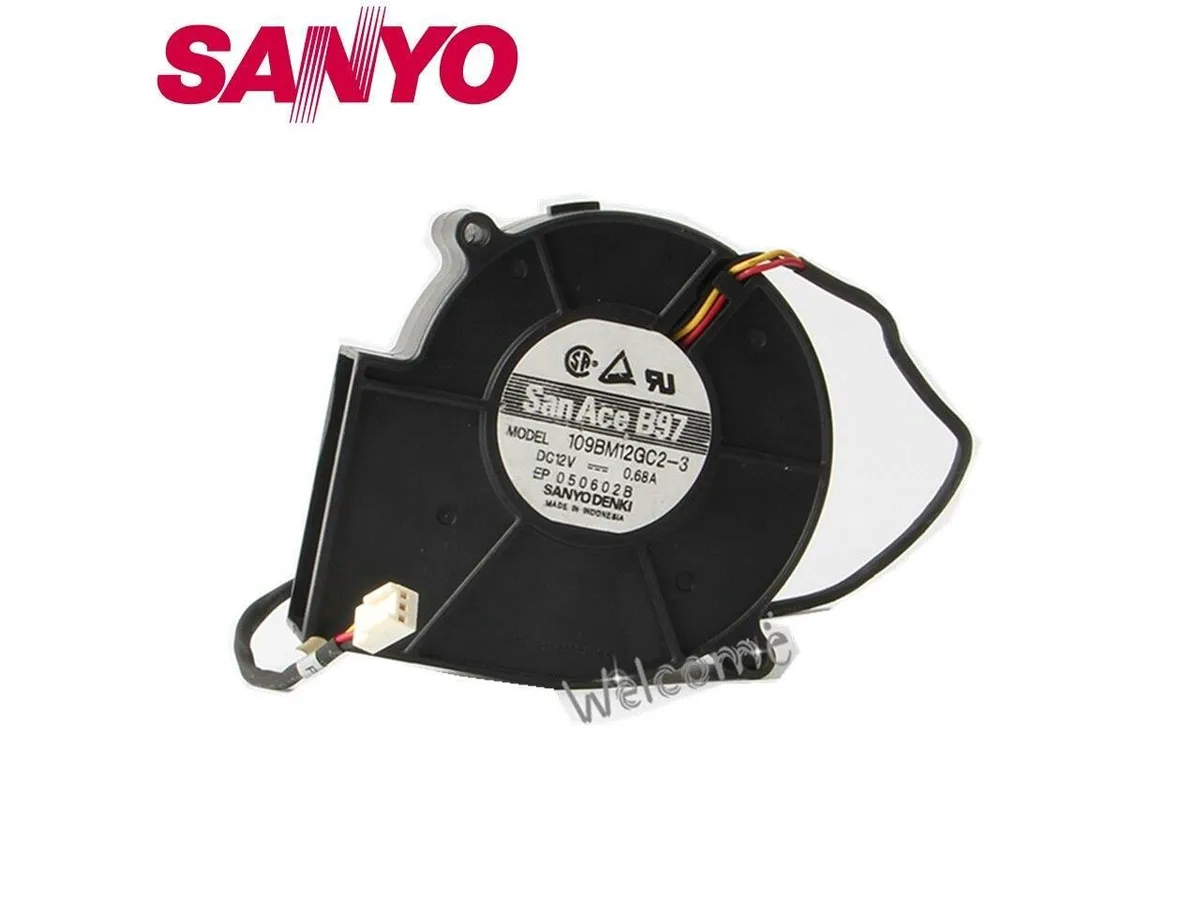 Fans Fans 109BM12GC2-3 DC 12V 0.68A 97x97x33mm Server Square case fan — product photo