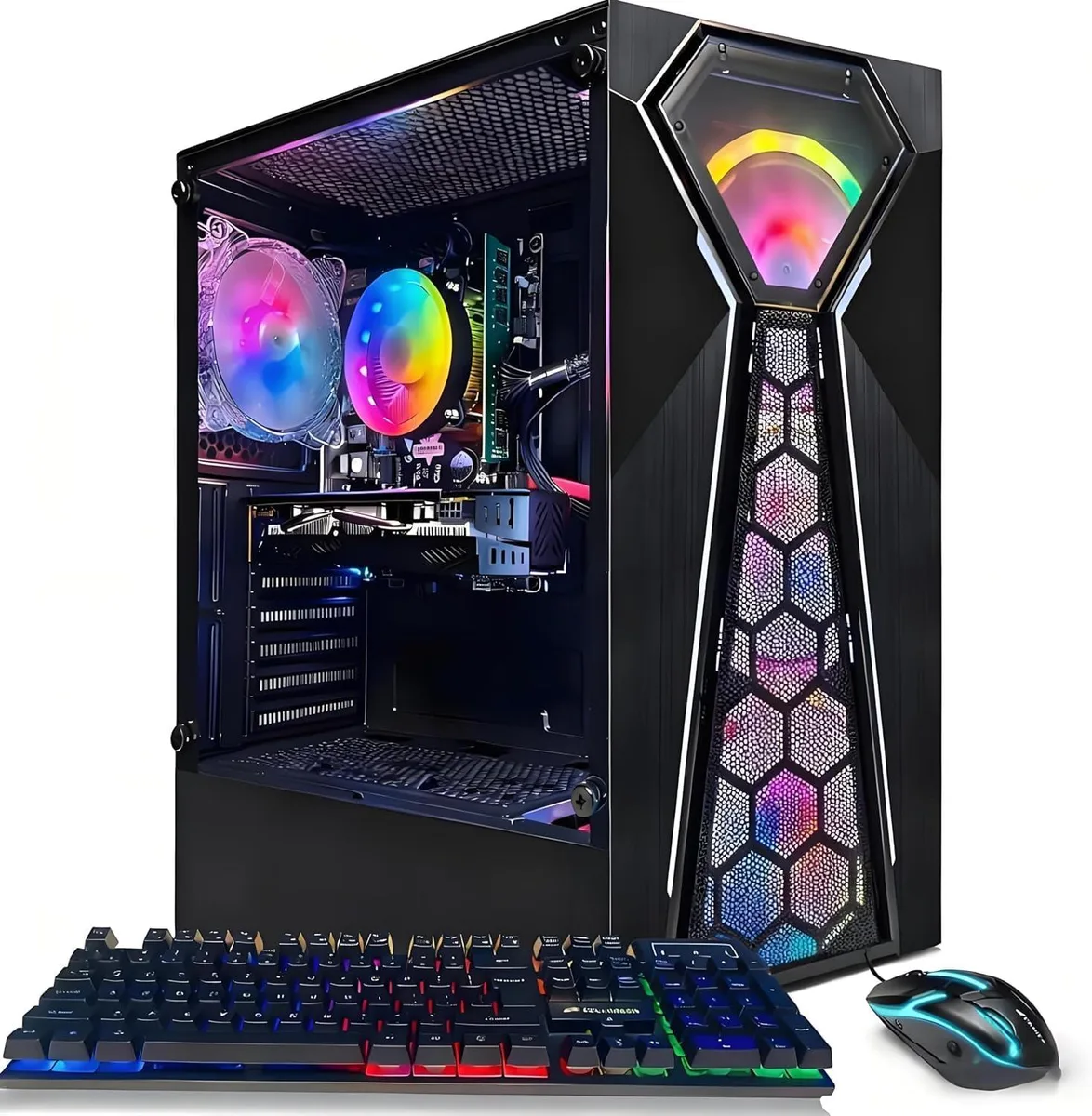 STGAubron STGAubron ABR1324 Gaming PC Core i5-9400F RX 580 16G 16GB DDR4 512GB SSD — product photo