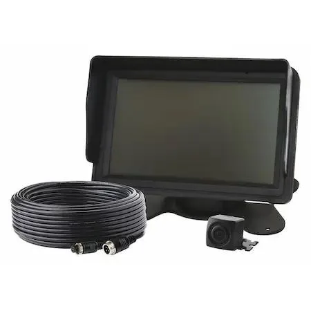 Gemineye backup camera kit with 5.6 inch LCD monitor and wired camera