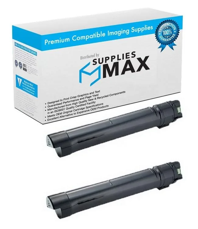 SuppliesMax SuppliesMax Xerox 006R01697_2PK Black Toner Cartridge 2 Pack 26000 Pages — product photo