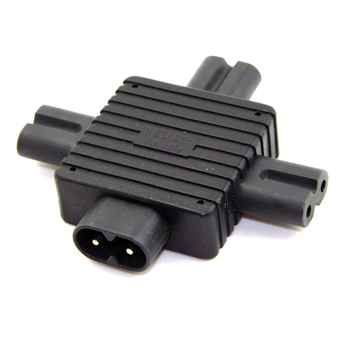LORDWORLD LORDWORLD IEC 320 C8 1 to 3 C7 Splitter Power Adapter 10A 250V — product photo