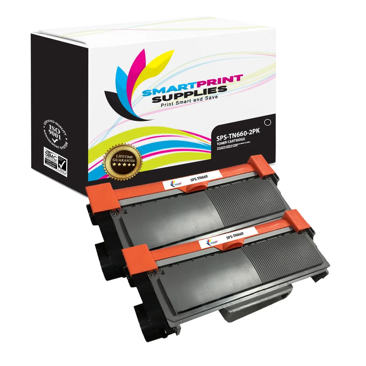 Smart Print Supplies Smart Print Supplies TN660 Black High Yield Toner Cartridge 2 Pack — product photo