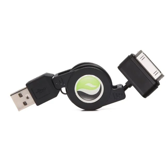 Fonus Fonus Retractable USB 2.0 Cable 75cm Black for iPod Touch 2nd 3rd 4th Gen Video — product photo