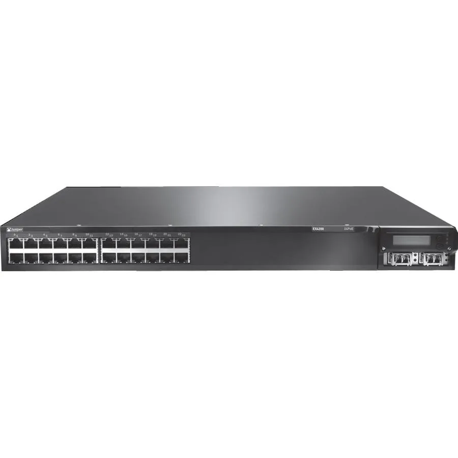 HPE Juniper Networking HPE Juniper Networking EX4200-24PX 24-port network switch — product photo