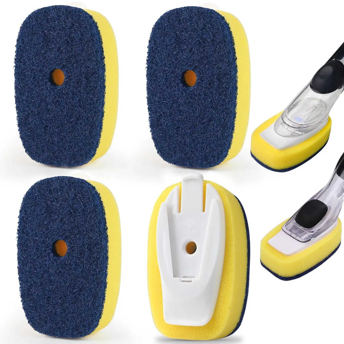 Metra Sponge Brush Refills for OXO Dish Brush 4 Pack — product photo