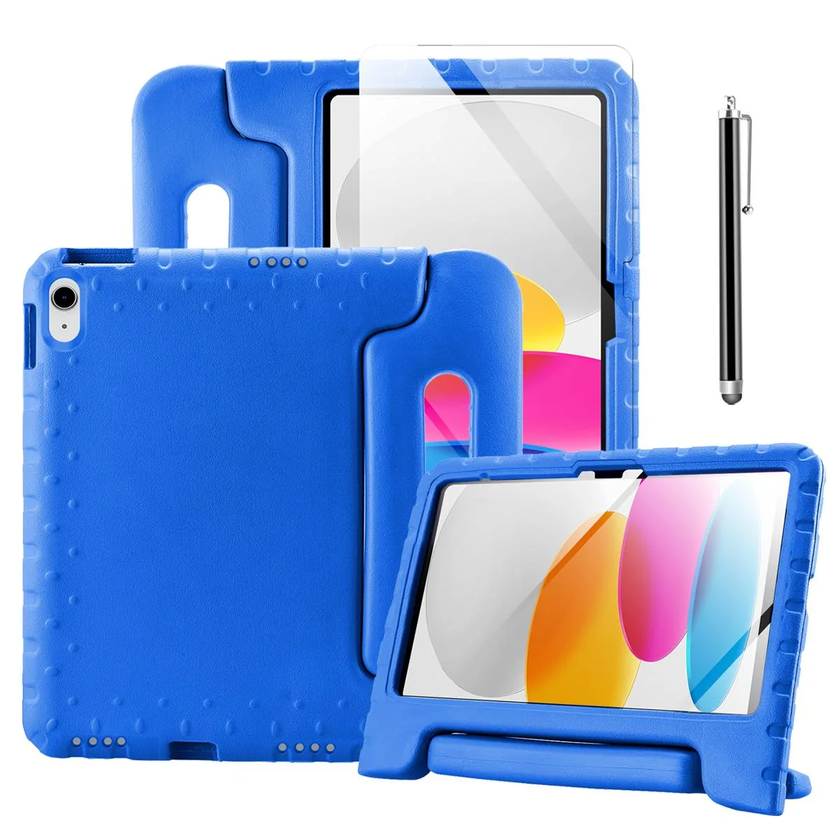 SZYG SZYG EVA Shockproof Case Stand Blue 10.9 inch iPad 10th Gen 2022 A2696 A2757 — product photo