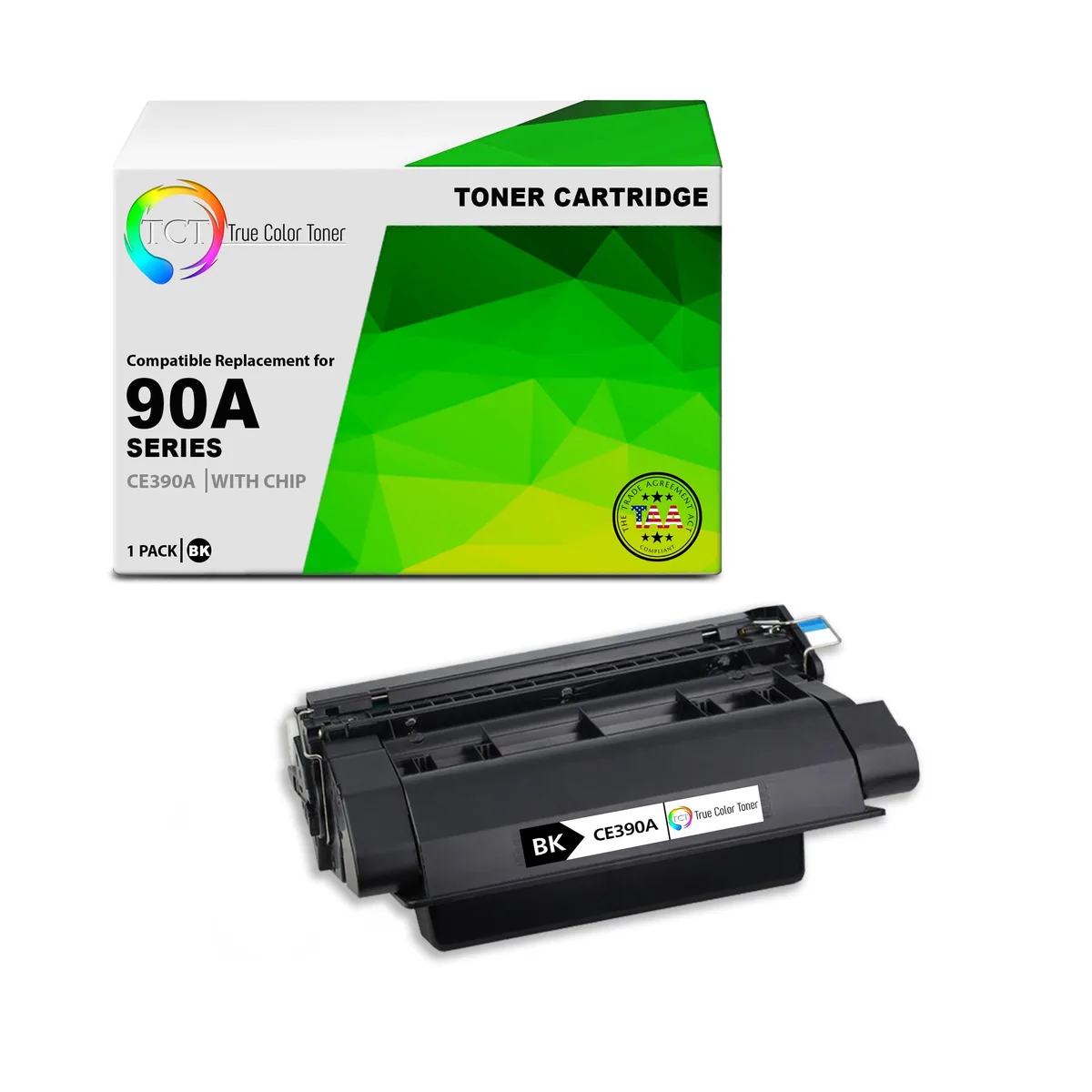 True Color Toner True Color Toner CE390A Black Toner Cartridge 10000 Pages — product photo