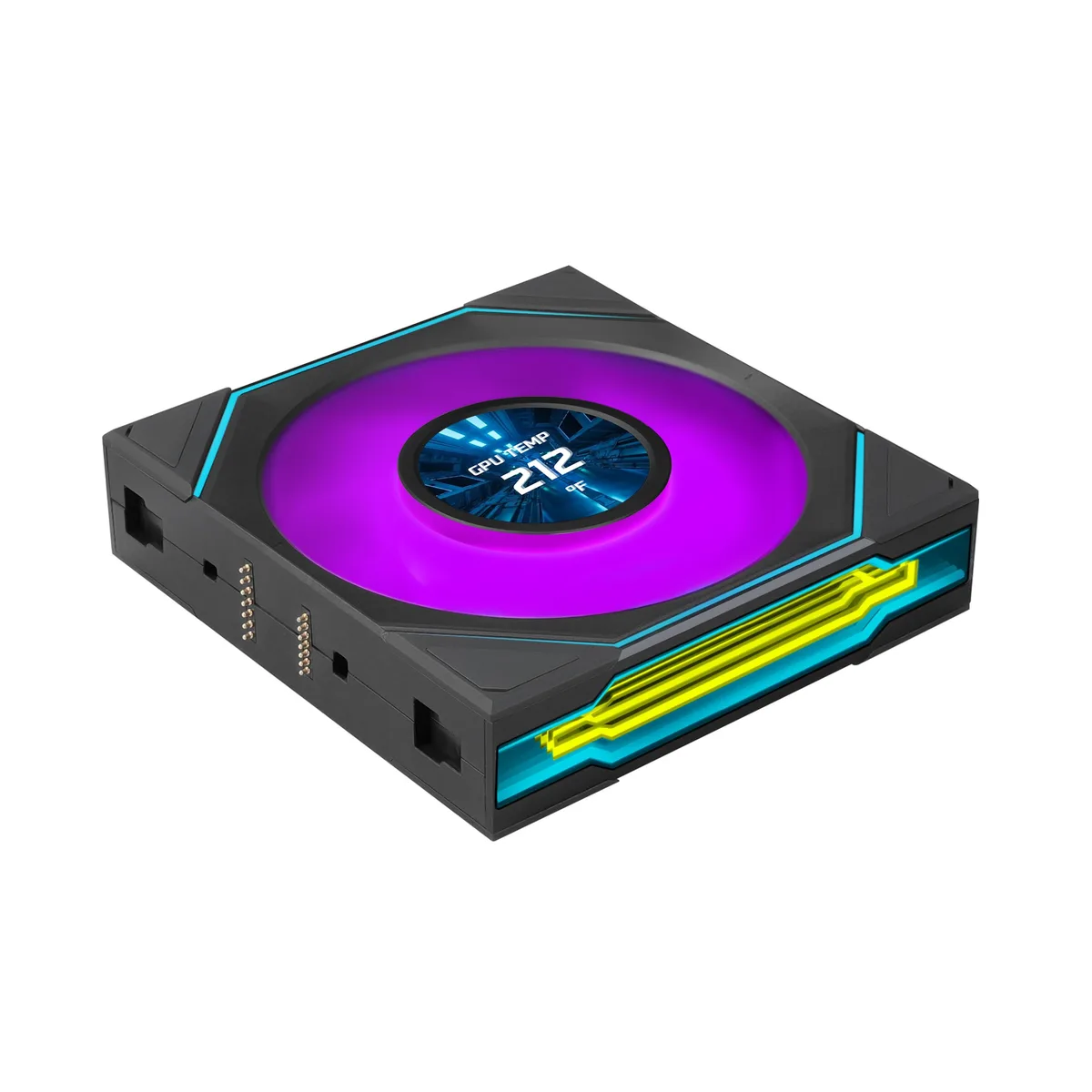 Lian Li Lian Li UNI FAN SL-INF LCD Flex 120mm Reverse Blade ARGB Case Fan, Black — product photo