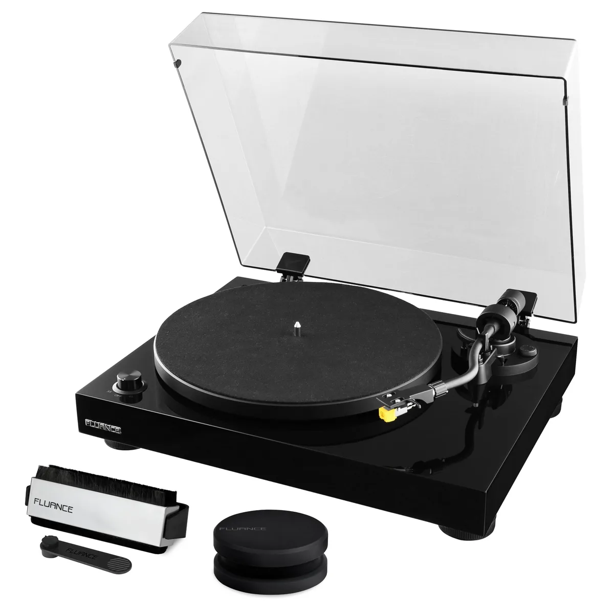 Fluance Fluance RT80VB52RW03 Turntable with AT91 Cartridge and Cleaning Kit — product photo