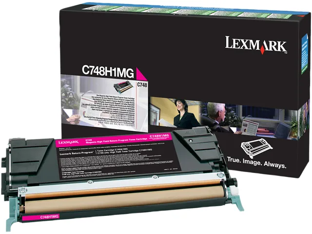 Lexmark Lexmark C748H4MG High Yield Magenta Toner Cartridge 10000 Pages — product photo