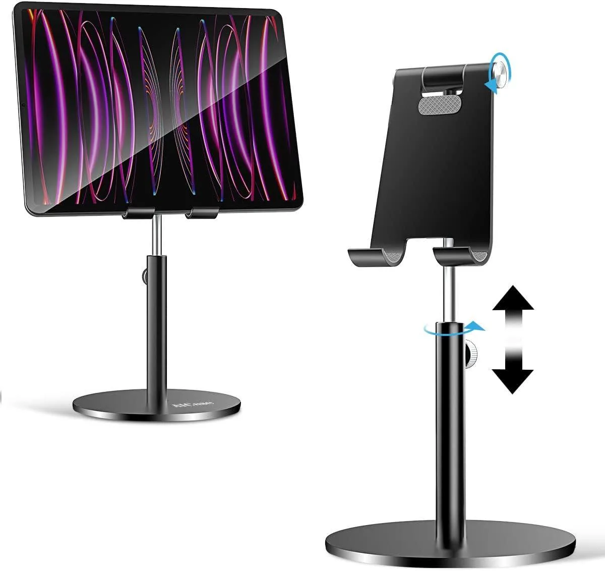 MCHOSE MCHOSE Adjustable Tablet/Phone Stand Aluminum Black 4-13 inch — product photo