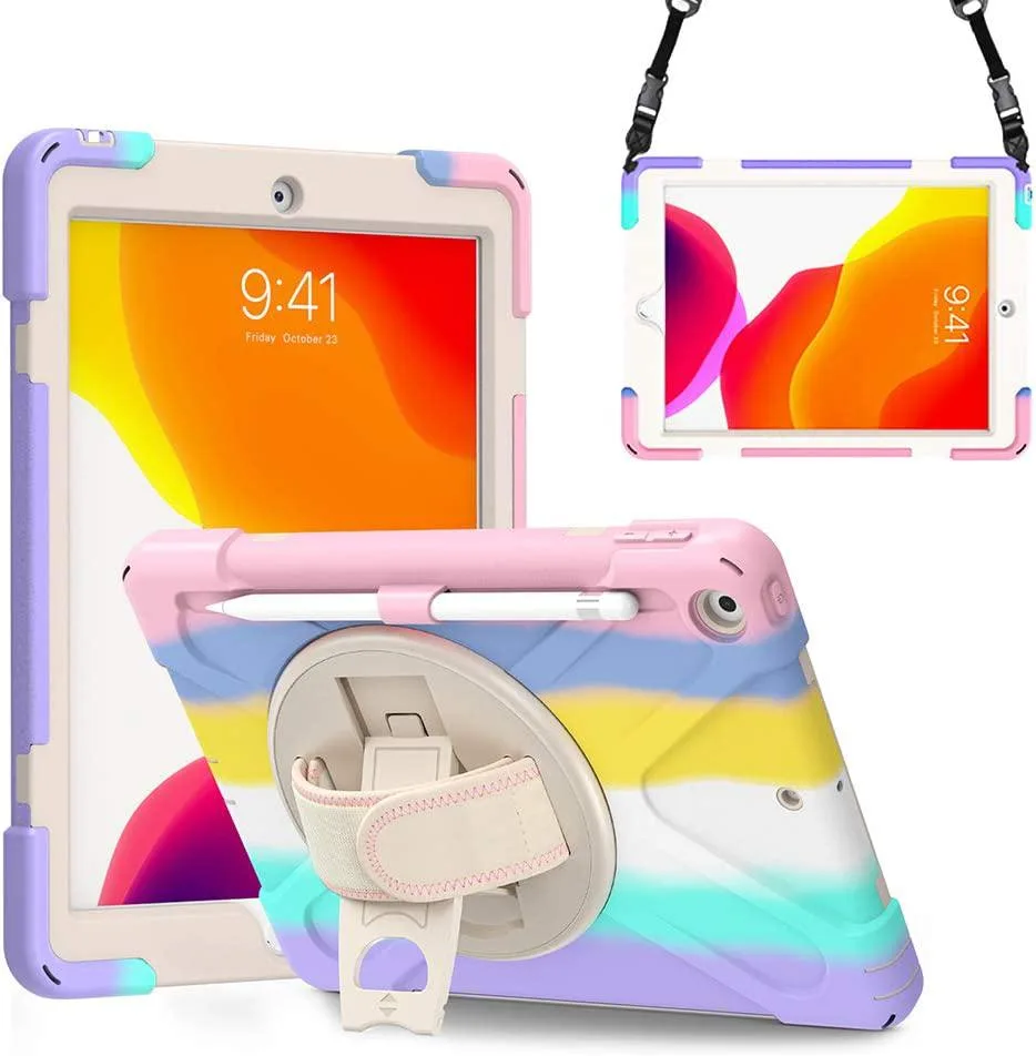 BONAEVER BONAEVER A2602 iPad 10.2 case Pink/White — product photo