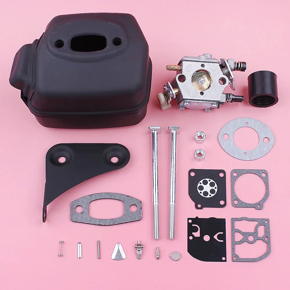 LAHDEK LAHDEK Carburetor Exhaust Muffler Repair Kit For Husqvarna 51 55 — product photo