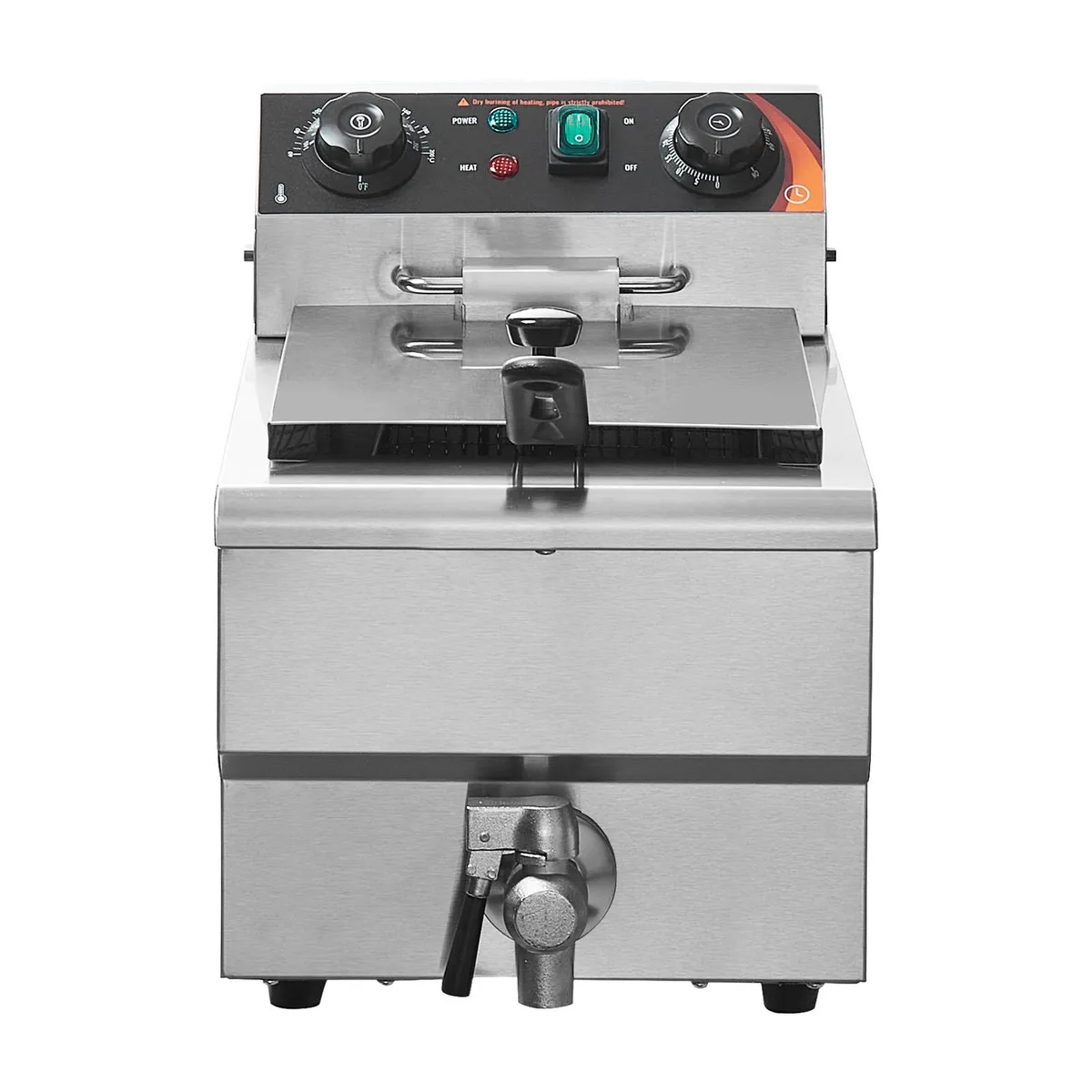 VEVOR VEVOR 1500W 11.6Qt Stainless Steel Fryer SC-101V — product photo