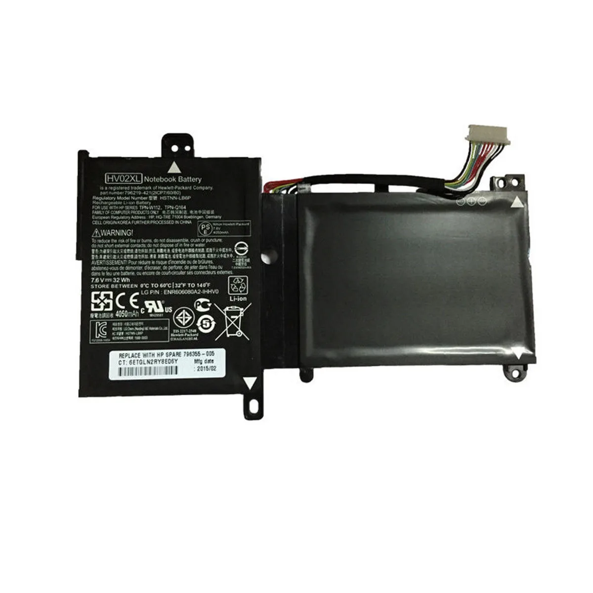E-buy E-buy HV02XL 32Wh laptop battery for HP Pavilion X360 11-K047TU — product photo