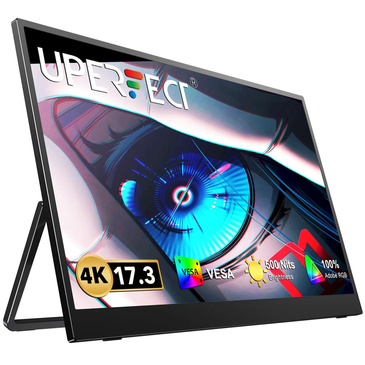 Uperfect Uperfect 17.3" Portable Monitor 4K UHD 60Hz IPS Black — product photo