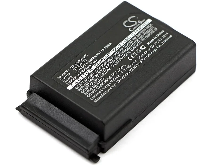 Centenex Electronics Centenex Electronics DS-CS-CLB930BL barcode scanner battery 2.9 Ah Li-ion black — product photo