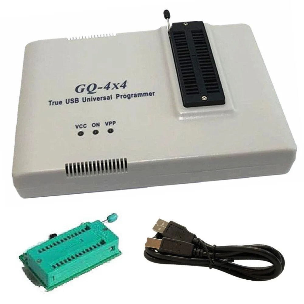 White GQ-4X V4 programmer unit with 40pin ZIF socket and ADP-063 adapter