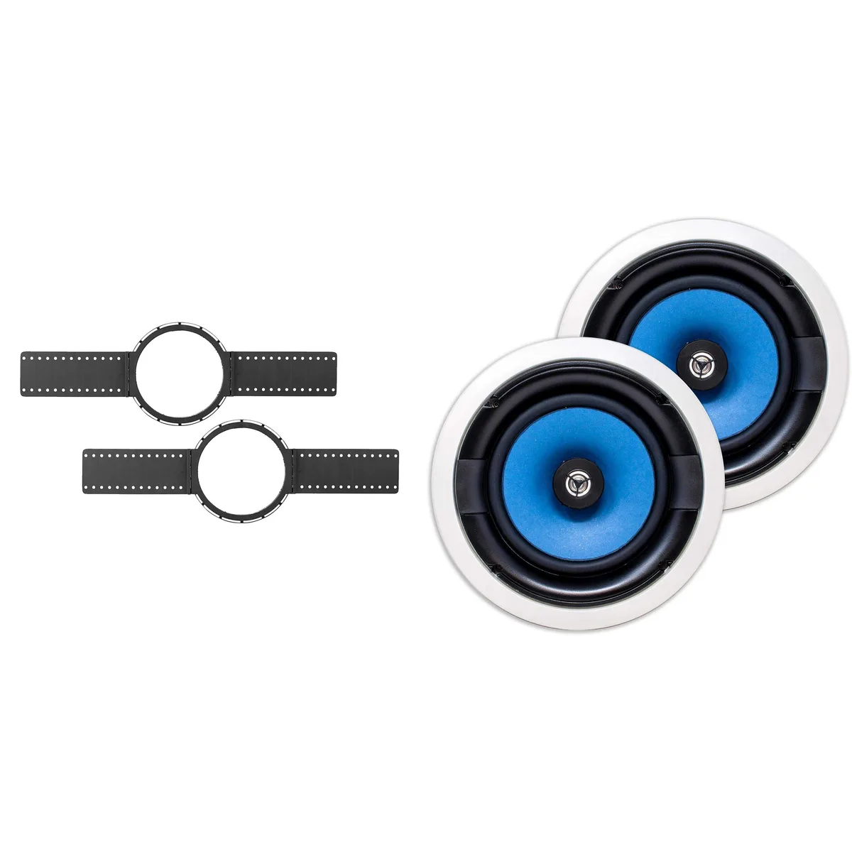 KLH KLH CK-6800 Installation Kit + Legrand MS3800 8" In-Ceiling Speakers (Pair) — product photo