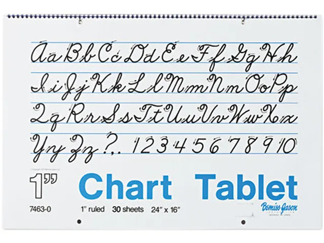 Pacon Pacon 74630 Chart Tablet Ruled 24 x 16 White 30 Sheets Pad — product photo