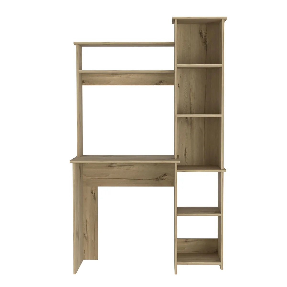 FM FURNITURE FM FURNITURE Nashville Writing Desk Six Shelves Oak 37-40in 71lb — product photo