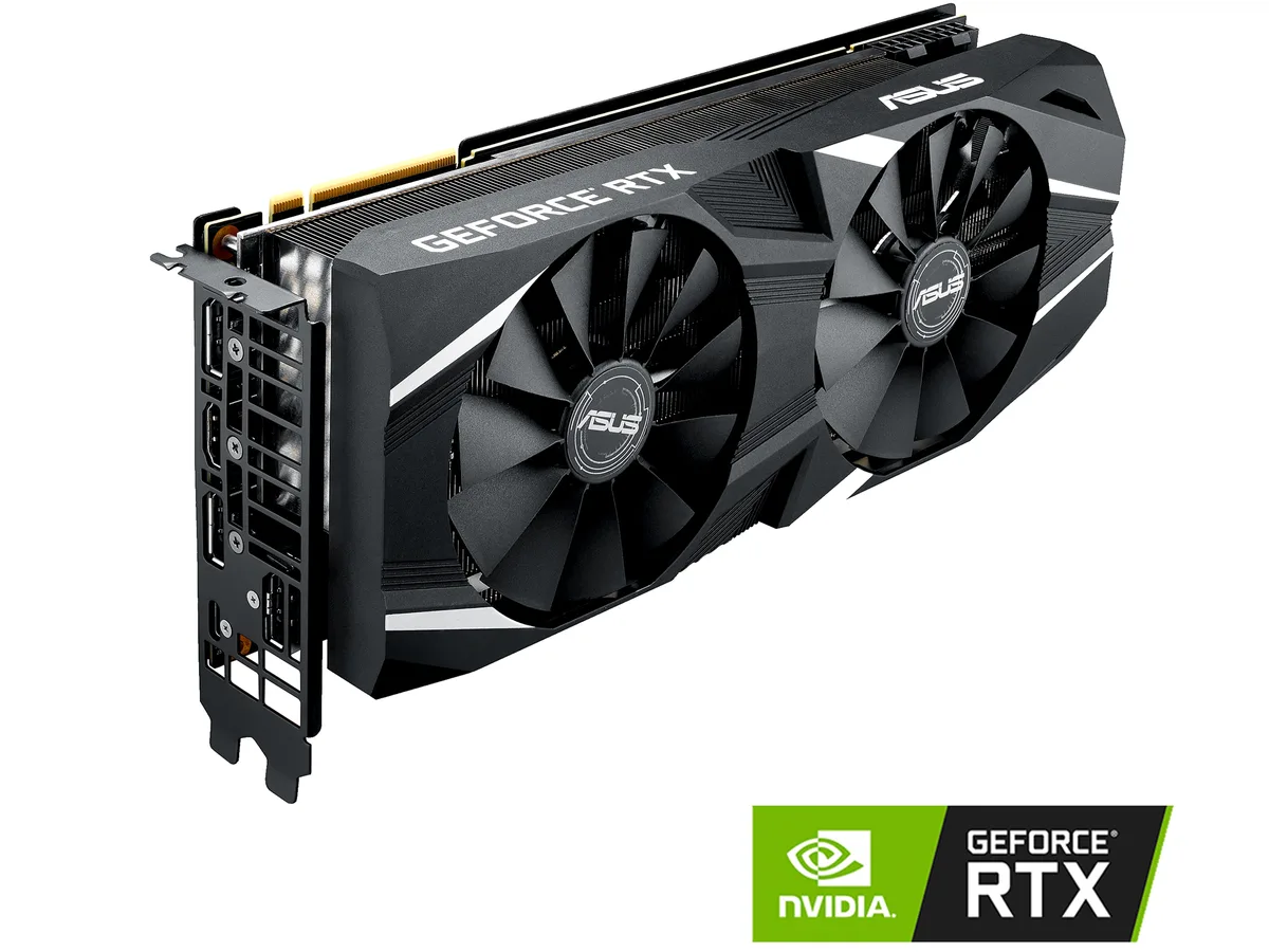 ASUS ASUS DUAL-RTX2080TI-O11G GeForce RTX 2080 Ti 11GB GDDR6 graphics card — product photo