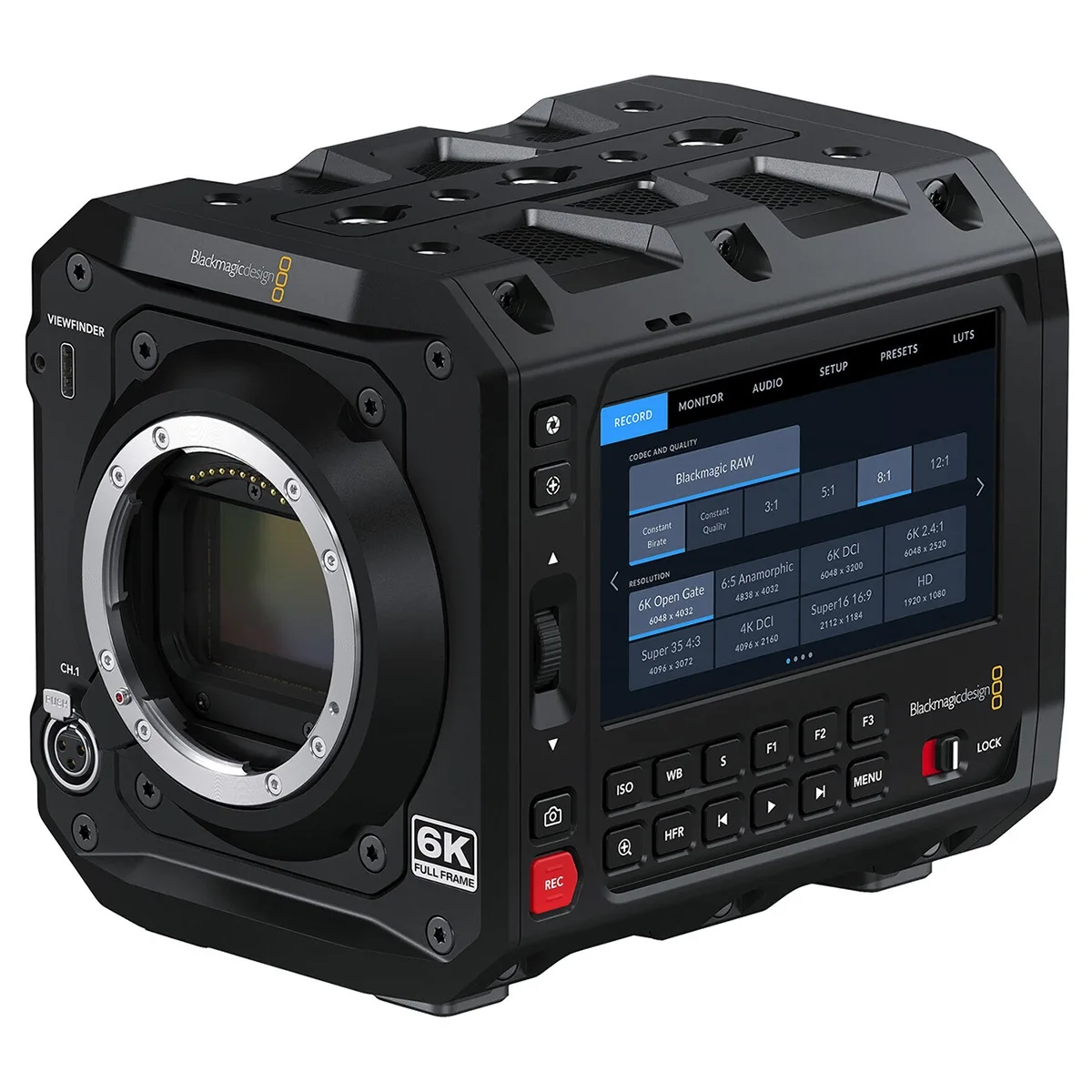 Blackmagic Design Pty. Ltd. Blackmagic Design PYXIS 6K Cinema Camera L-Mount professional camcorder — product photo