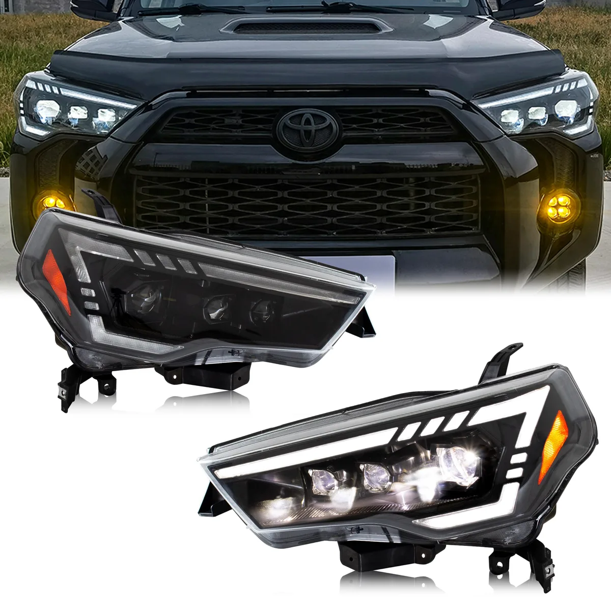 inginuity time inginuity time TD-0346A LED Projector Headlights Set of 2 2010-2019 — product photo