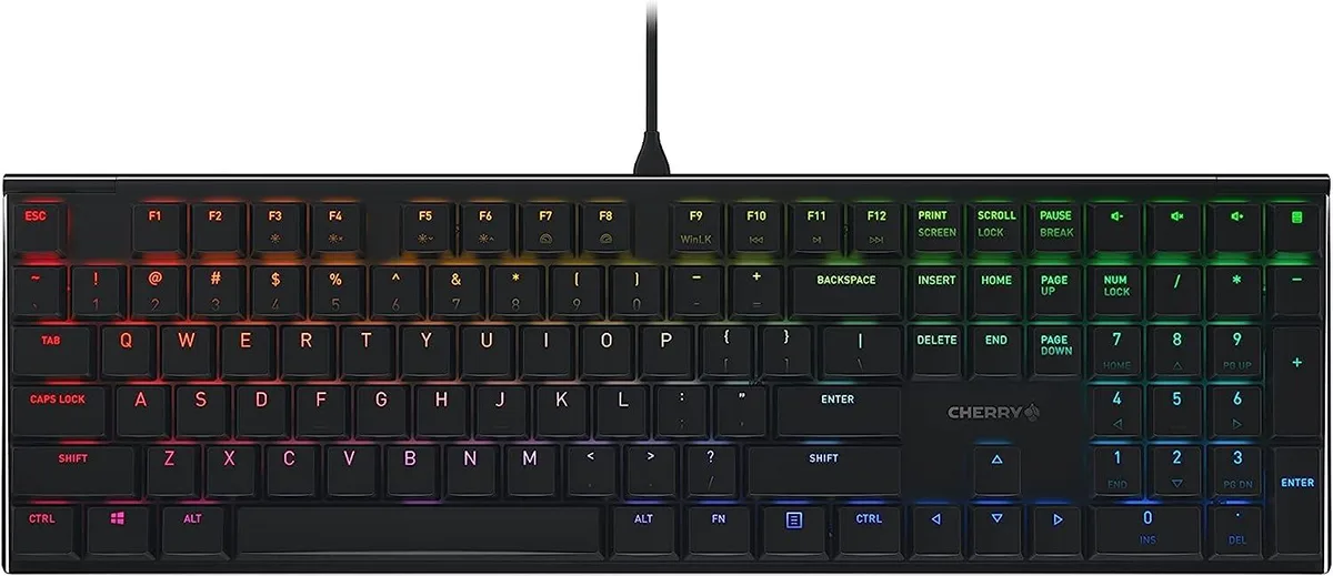 Cherry Cherry MX 10.0N RGB Low Profile Speed Aluminium Gaming Keyboard — product photo