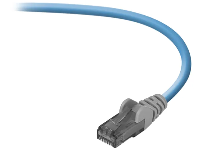 Belkin Belkin A3X126-03-BLU network ethernet cable 3 ft Cat 5e blue — product photo