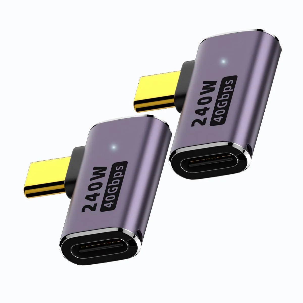 BUCIER BUCIER Right Angle USB C Male to Female Adapter Extender usb converter — product photo