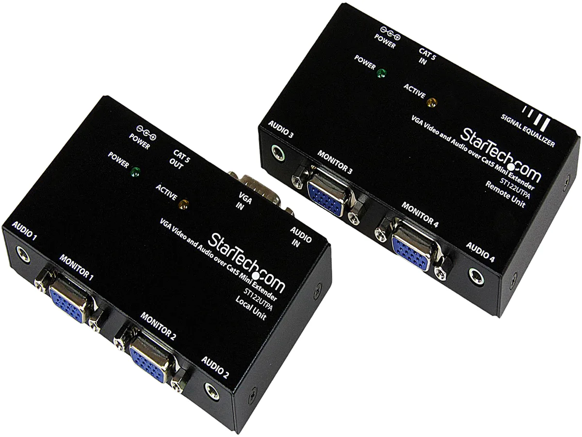 STARTECH STARTECH ST122UTPA VGA extender 150m 1440x900 audio Cat5 — product photo