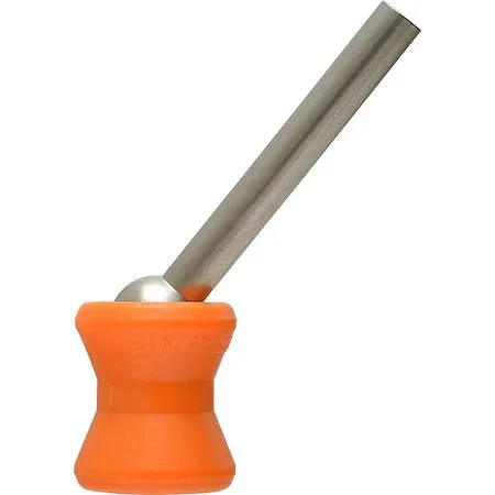 Ten small plastic nozzles with 0.160 inch holes in a clear bag