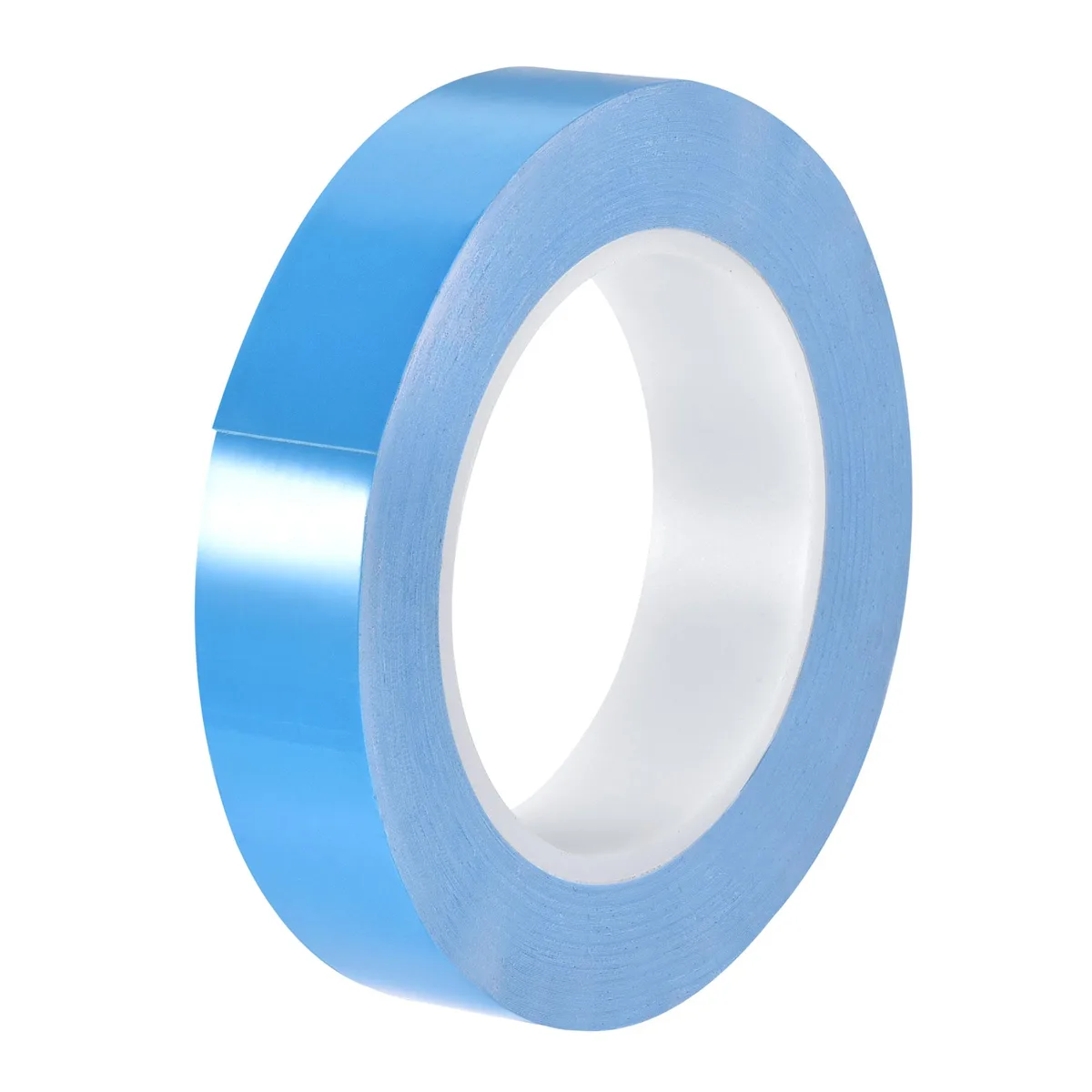 A roll of thermal adhesive tape, twenty-five millimetres wide, with a glass-fibre finish