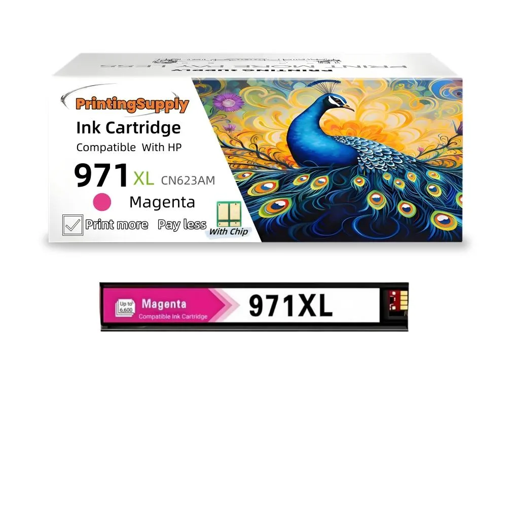 Aster Graphics Inc Aster Graphics Inc 971XL Magenta Ink Cartridge 6600 Pages — product photo