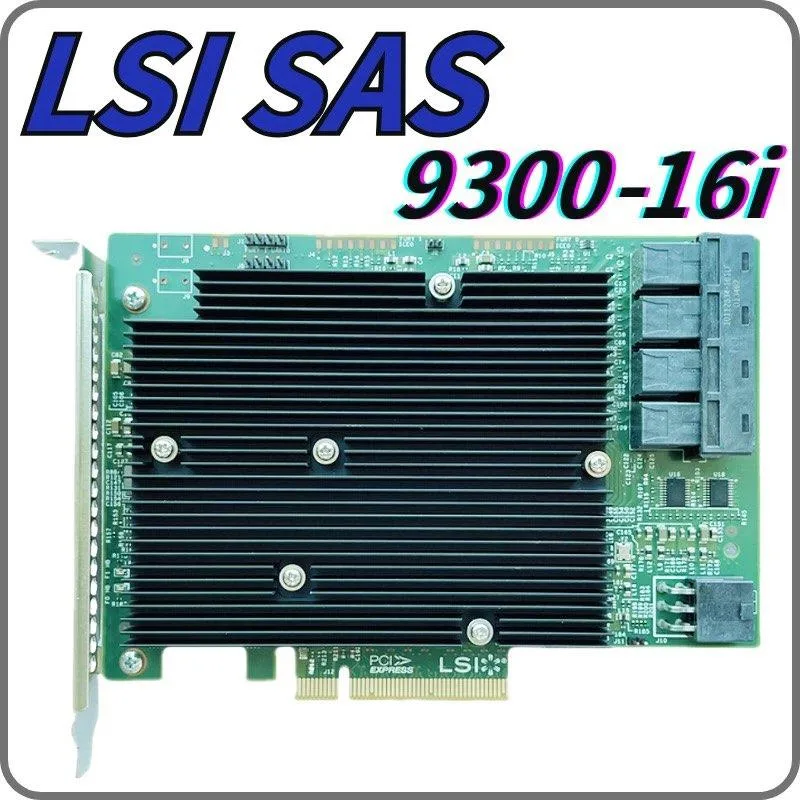 LSI LSI 9300-16i 16-Port 12Gb/s SAS Controller HBA Card — product photo