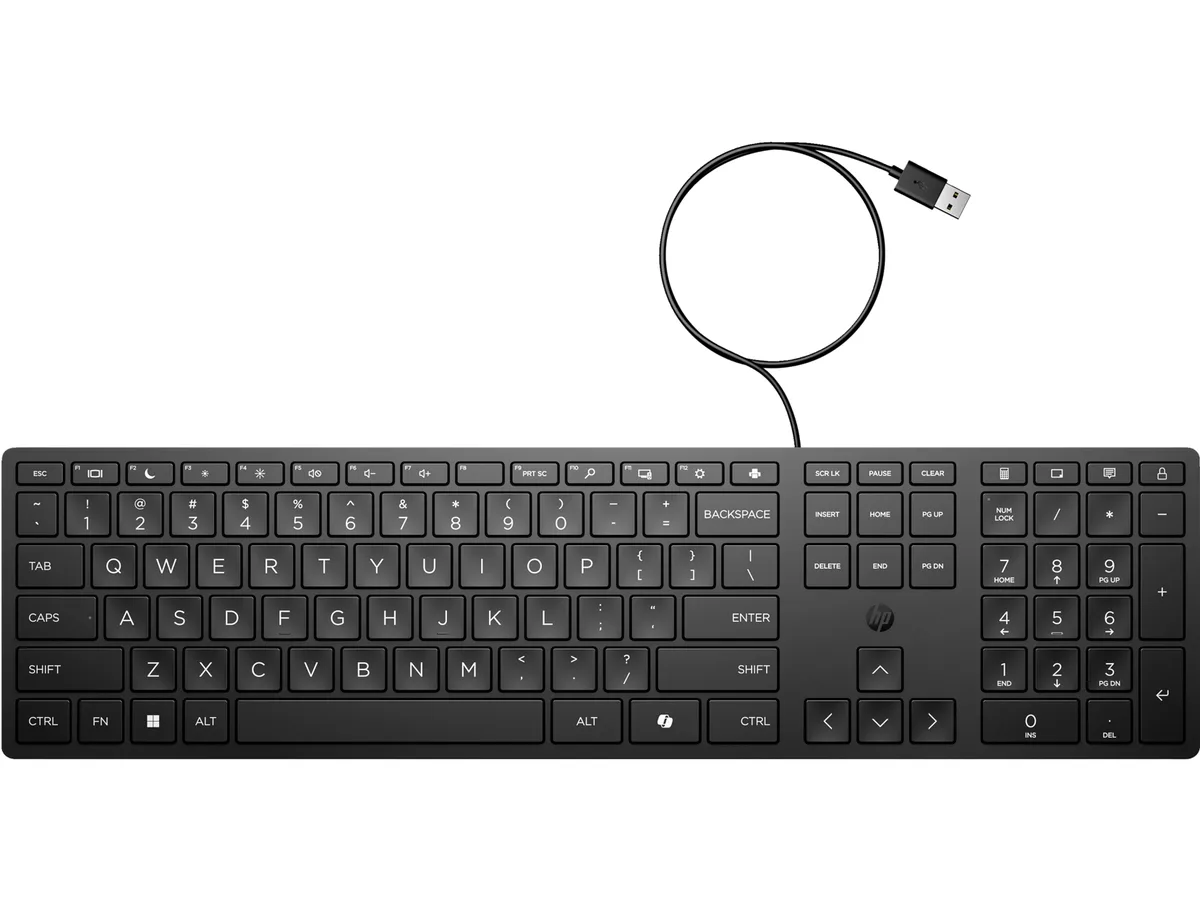 HP HP 9SR37UTABA 320K Wired Keyboard — product photo