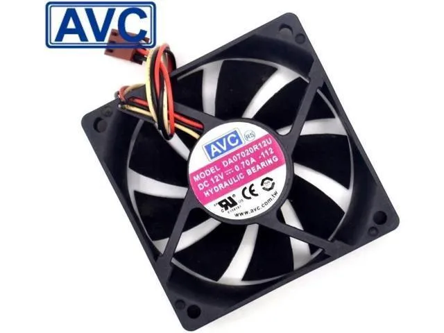 TSUJ TSUJ Kepler-C72J-OYS-0025 7020 70x70x20mm 12V .7A Server Square Fan 2pcs — product photo