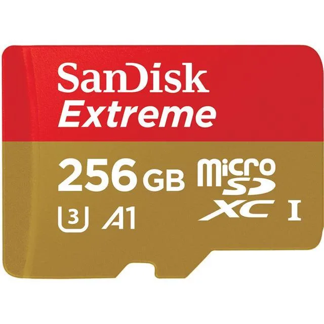 SanDisk SanDisk Extreme 256GB microSDXC U3 V30 90MB/s — product photo