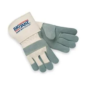 Memphis Memphis 1710XL Leather Palm Gloves XL Gray Pair — product photo