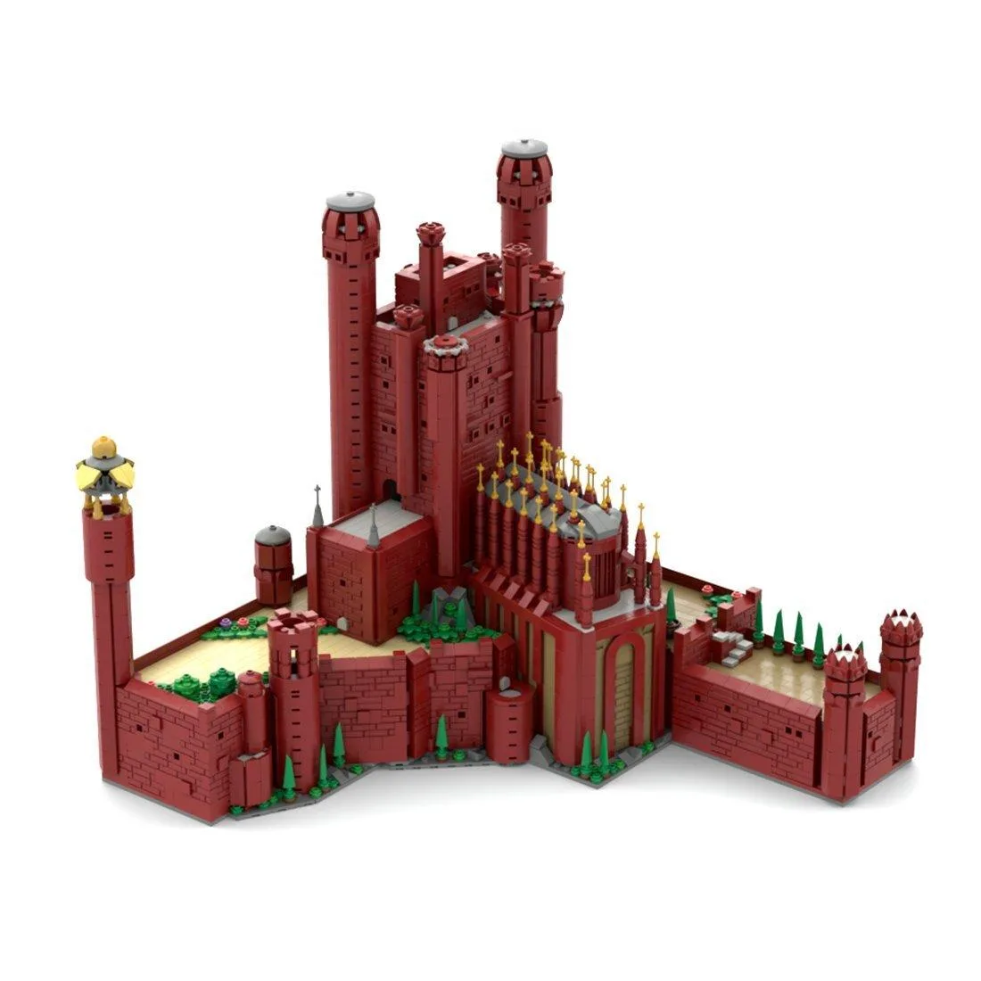 ZITIANYOUBUILD ZITIANYOUBUILD MOC-117962 Medieval Red Keep 4582 Parts — product photo