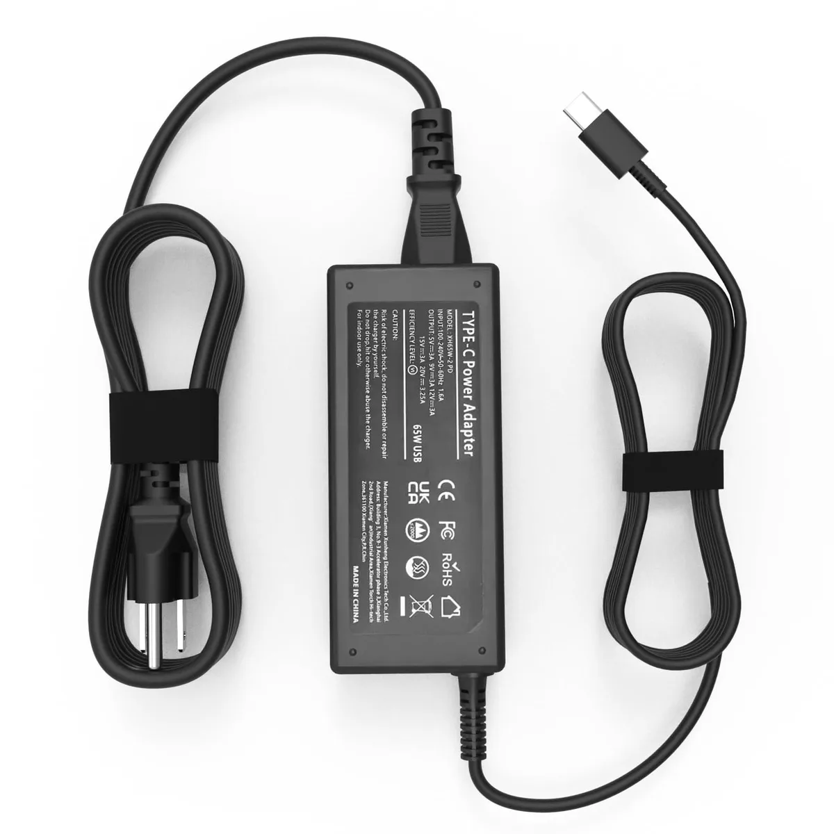  65W USB-C Laptop Charger DELL XH65W-2 PD — product photo